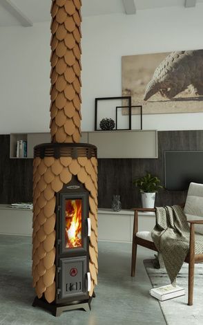 Отопительная печь TMF Сента Панголина терракота в Новом Уренгое