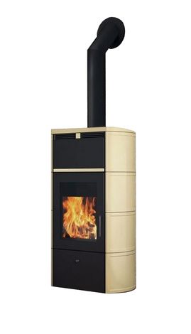 Печь-камин Edilkamin Flamma 24 kw V.A. Pergamena с Т/О в Новом Уренгое
