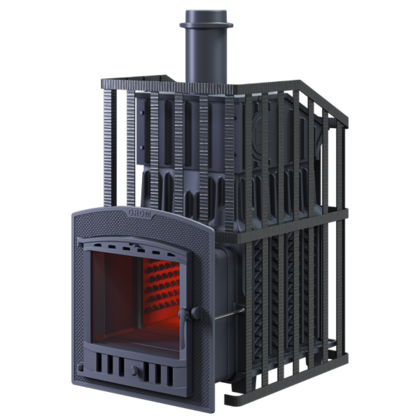 Дровяная печь-каменка Гефест Гром Ураган 30 (П2) в Новом Уренгое