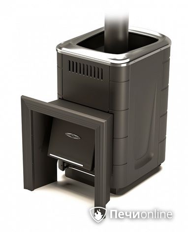 Газодровяная банная печь TMF Оранж Блю Carbon антрацит в Новом Уренгое