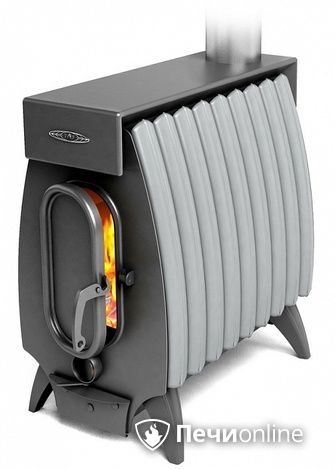 Отопительная печь TMF Огонь-Батарея 9 Лайт антрацит-серый металлик в Новом Уренгое