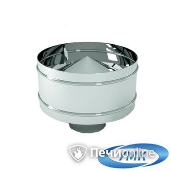 Дымоход УМК Оголовок с дефлектором D120х200 Н+Оц 0.5мм 0.5мм по воде в Новом Уренгое